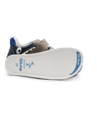 Chłopięce Buty Na Wiosnę Barefoot Brązowe DD STEP S063-52328AM+ Chocolate