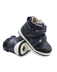 Dziewczęce Buty Na Jesień Błyszczące Wojtyłko 1T26082 Granat