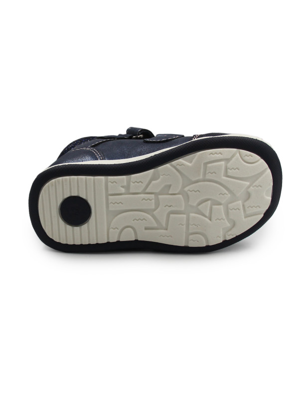 Dziewczęce Buty Na Jesień Błyszczące Wojtyłko 1T26082 Granat