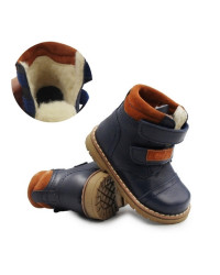 Trzewiki dla chłopca na zimę ocieplane wełną Emel ev 2447A-12