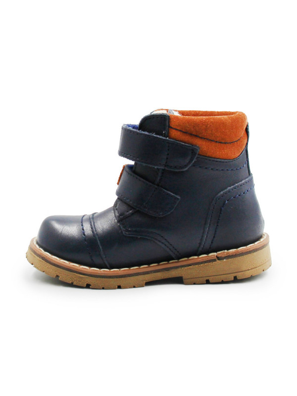 Trzewiki dla chłopca na zimę ocieplane wełną Emel ev 2447A-12