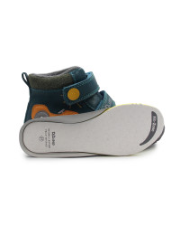 Lekko Ocieplane Buty Dla Chłopców Traktor Ciepłe Kozaki DD STEP  S071-52771AMO Sea Green