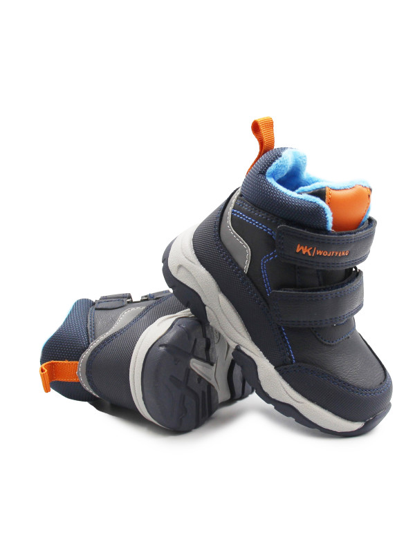 Dziecięce Buty Na Zimę Ocieplane Dla Chłopczyka Wojtyłko 1Z26091 Granat