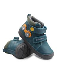 Lekko Ocieplane Buty Dla Chłopców Traktor Ciepłe Kozaki DD STEP  S071-52771AMO Sea Green