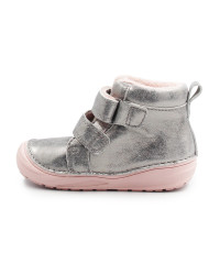 Buty Na Zimę Dla Dziewczynek Ocieplane Wnętrze Srebrne DD STEP S071-52810V Grey