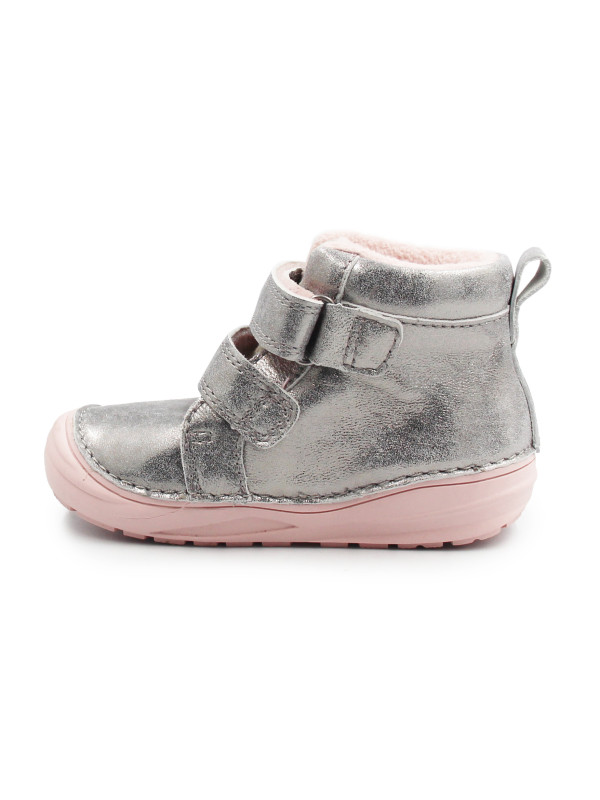 Buty Na Zimę Dla Dziewczynek Ocieplane Wnętrze Srebrne DD STEP S071-52810V Grey