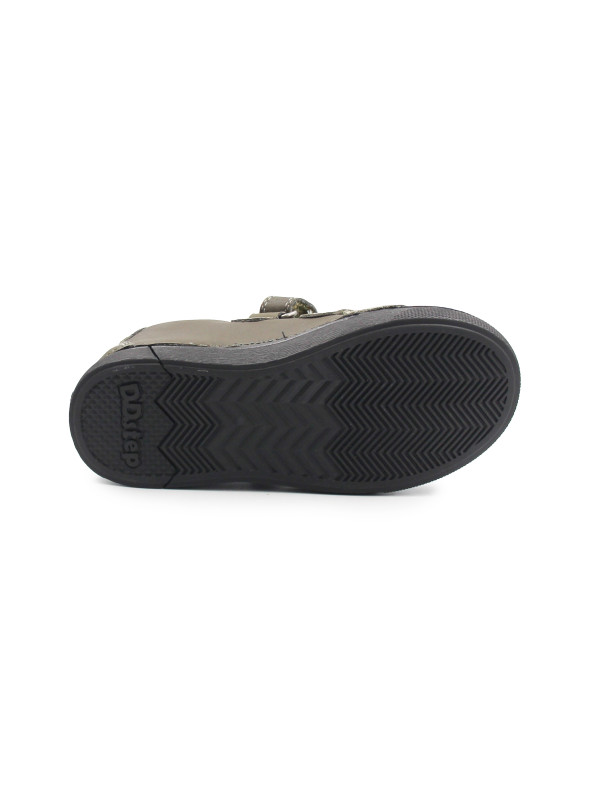 Chłopięce Buty Na Wiosnę Półbuty LED DD STEP S068-52288MZ Khaki