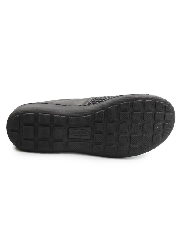 Półbuty damskie na jesień ze skóry naturalnej Helios 463K szary