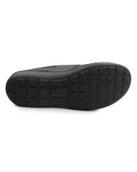 Buty na jesień dla seniorek ze skóry naturalnej Helios 463K czarny