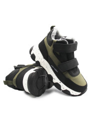 Ocieplane Buty Chłopięce na Jesień i Zimę Młodzieżowe Wojtyłko 5Z26103 Zielony