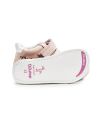 Różowe Buty Dla Dziewczynek Na Wiosnę Elastyczne Barefoot DD STEP S070-51253AT