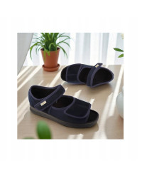 Obuwie domowe sandały damskie na szerokie stopy Dr Orto 589D002