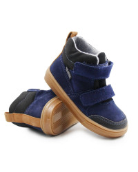 Buty Dla Chłopca Na Jesień Ocieplane Wnętrze Granatowe Mido 22-17 32-17