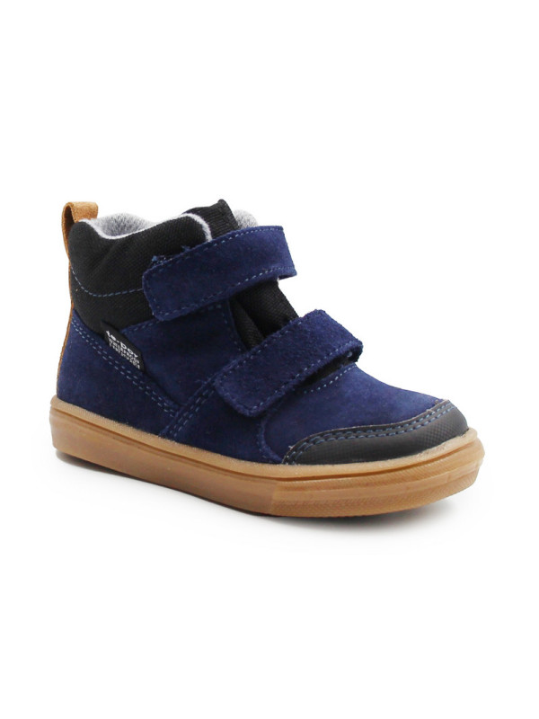 Buty Dla Chłopca Na Jesień Ocieplane Wnętrze Granatowe Mido 22-17 32-17