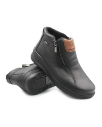 Trzewiki na zimę dla kobiet ocieplane skórzane Helios 786