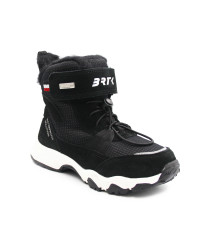 Dziecięce Buty Zimowe Ocieplane Czarne Wodoodporne Bartek 86307-81