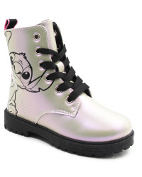 Holograficzne Buty Dla Dziewczynek Na Jesień z Ocieplanym Kocykiem Kozaki Stitch Bartek 88009-19