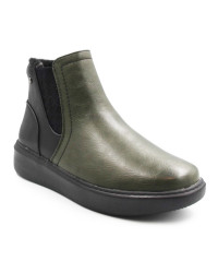 Botki Damskie Na Jesień i Zimę Wojtyłko 7ZB26030 Oliwka