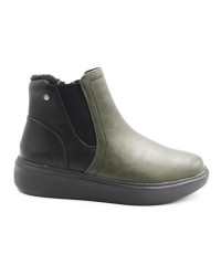 Botki Damskie Na Jesień i Zimę Wojtyłko 7ZB26030 Oliwka