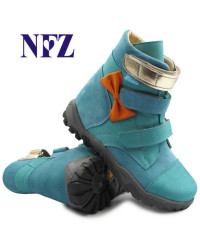 Buty ortopedyczne zimowe dla dziewczynki ocieplane wełną Aurelka 30