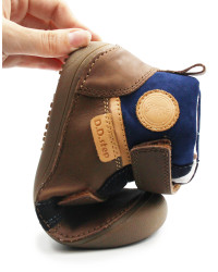 Dziecięce Buty Na Wiosnę Dla Chłopców Młodzieżowe DD STEP A063-52570BL Chocolate