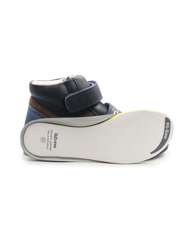 Chłopięce Buty Wiosenne Trzewiki Młodzieżowe DD STEP A040-52962BL Royal Blue