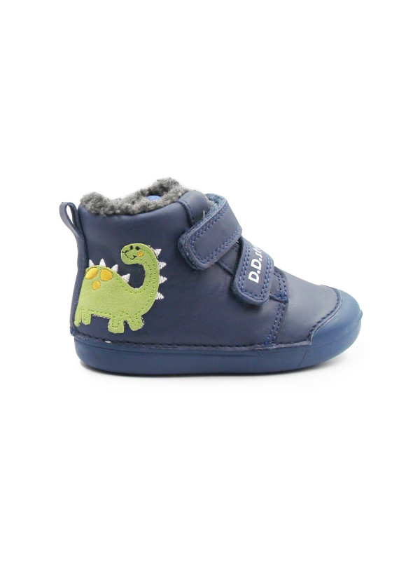 Buty Zimowe Dla Chłopczyka Ocieplane DD STEP W066-52525A Bermuda Blue