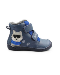 Dziecięce Buty Na Zimę Chłopięce DD STEP W070-52893 Royal Blue