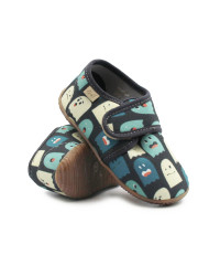 Kapcie Dla Chłopca Do Szkoły i Przedszkola Na Rzep w Duszki Emel ek 5000B-7