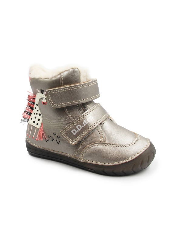 Ocieplane Buciki Dla Dziewczynki DD STEP W029-52766 Bronze