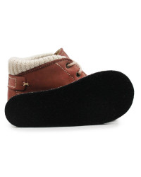 Buty trzewiki jesienne zimowe ocieplane dla dziewczynki Emel eY 2440C-4