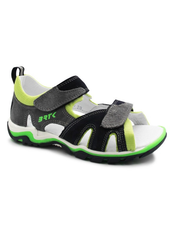 Sandały Dla Chłopca Na Lato Zielono Czarne Bartek 16187-005