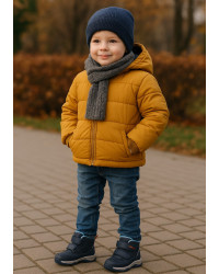 Dziecięce Buty Na Zimę Ocieplane Dla Chłopczyka Wojtyłko 1Z26091 Granat