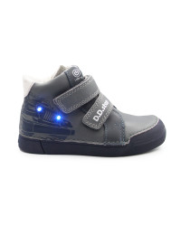 Dziecięce Buty Na Wiosnę Dla Chłopca Samochód LED DD STEP A068-52151M Grey