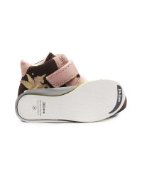 Dziecięce Buty Na Wiosnę Dla Dziewczynek LED z Jednorożcem DD STEP A068-52459AM Chocolate