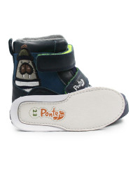Ocieplane Buty Dziecięce na Jesień i Zimę AQUA-TEX DD STEP PONTE DA06-5-2968A royal blue