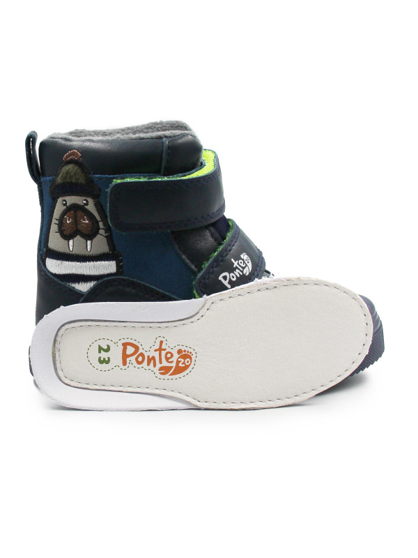 Ocieplane Buty Dziecięce na Jesień i Zimę AQUA-TEX DD STEP PONTE DA06-5-2968A royal blue