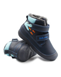 Chłopięce Buty Na Zimę z Krokodylem DD STEP W082-52462AMO Royal blue