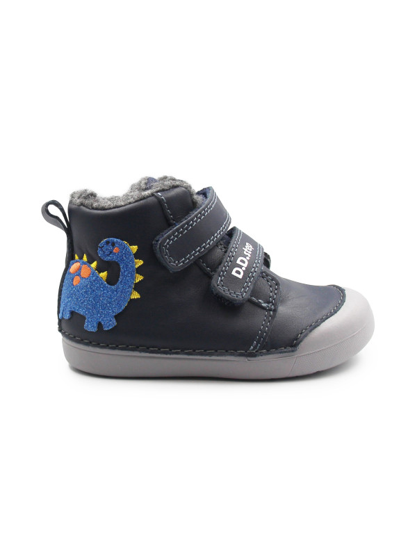 Dziecięce Buty Na Zimę Ocieplane Dla Chłopczyków DD STEP W066-52525Z Royal Blue