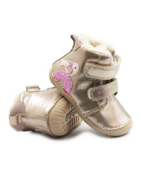 Dziewczęce Buty Ocieplane Na Zimę Barefoot DD STEP W070-52624AT Cream