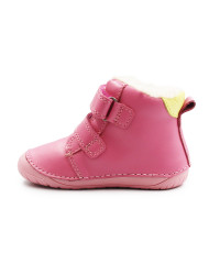 Różowe Buty Na Zimę Dla Dziewczynek Barefoot DD STEP W070-52624BV Pink