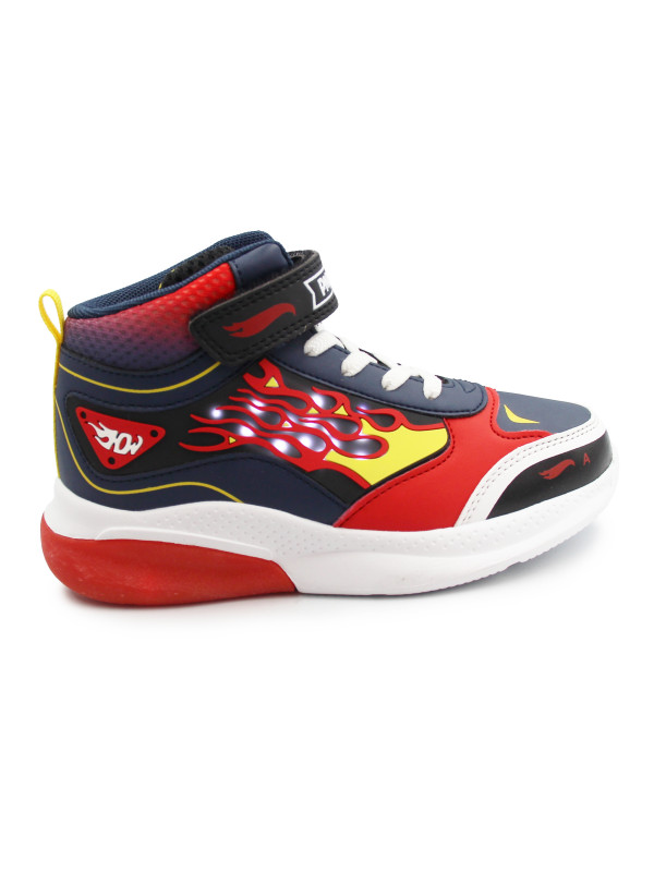 Chłopięce Buty Na Wiosnę Lekko Ocieplane Świecące LED Primigi 8991200 Hot Wheels