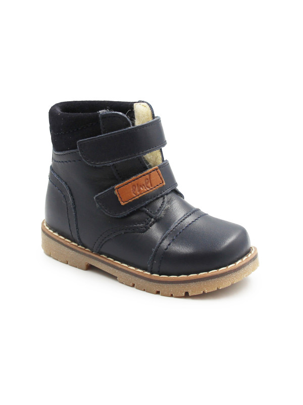 Kozaki Dziecięce Na Zimę Ocieplane Na Rzep Emel EV 2447D-22