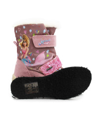 Śniegowce Dla Dziewczynek Różowe z Syrenką Merlinda Mermaid Magic Primigi 8881900