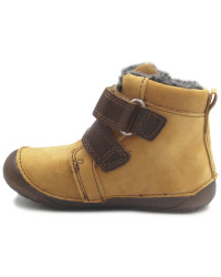 Zimowe Buty Chłopięce Ocieplane Barefoot D.D.Step W070-111A Bronze