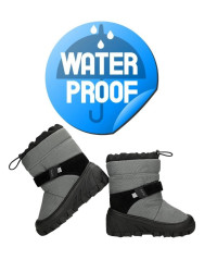 Śniegowce Dziecięce Ocieplane ze Ściągaczem Bartek 116870-10