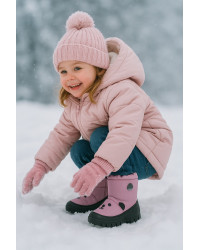 Ciepłe Śniegowce Dla Dziewczynki Różowe Bartek 110458-01