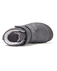 Buty Dziewczęce Na Wiosnę z Jednorożcem Świecące w Ciemności BAREFOOT DD STEP A063-52815M Dark Grey