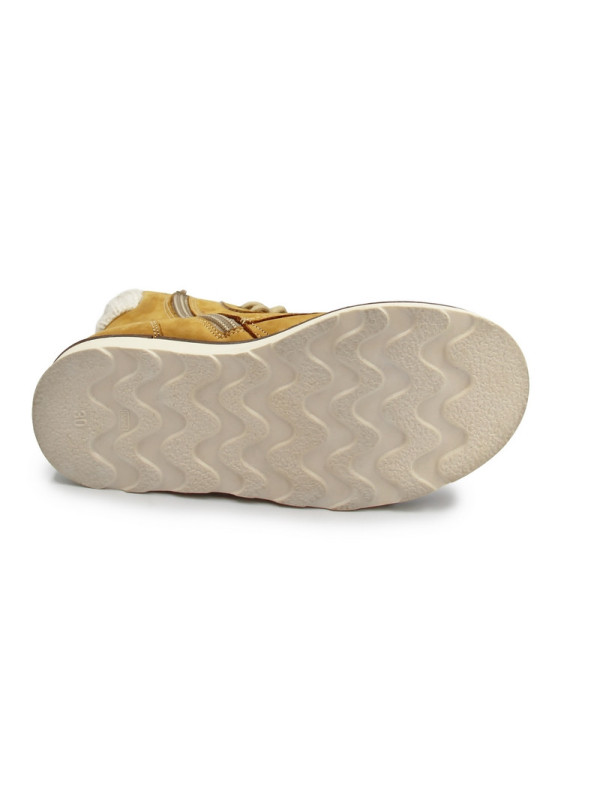 Młodzieżowe Trzewiki Ocieplane Ze Skóry Naturalnej Emel ev 2526