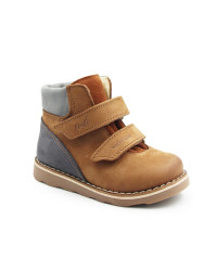 Trzewiki ocieplane dla chłopca do nauki chodzenia na zimę Emel ev2723-11